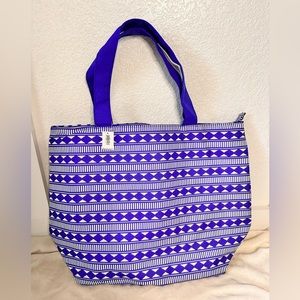 Old Navy | Reusable bag | Grocery bag | blue/white | insulated